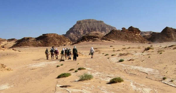 Wandern in der W&uuml;ste Sinai